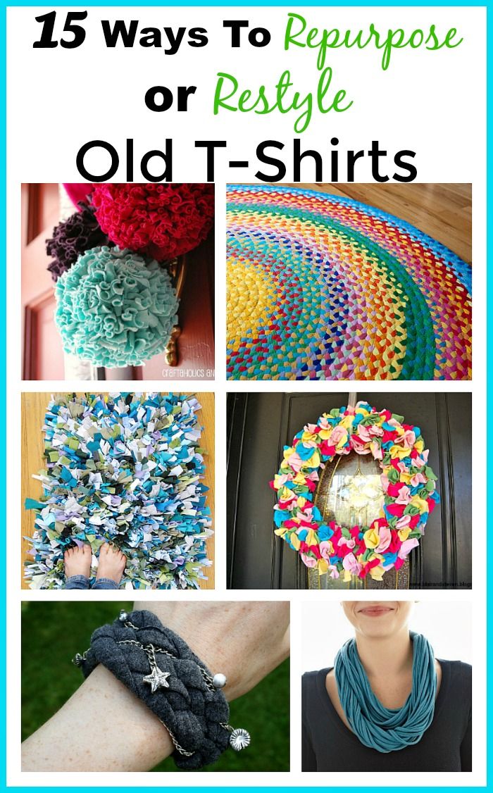 Easy Crafts Using T-Shirts – Repurpose Your Old Shirts