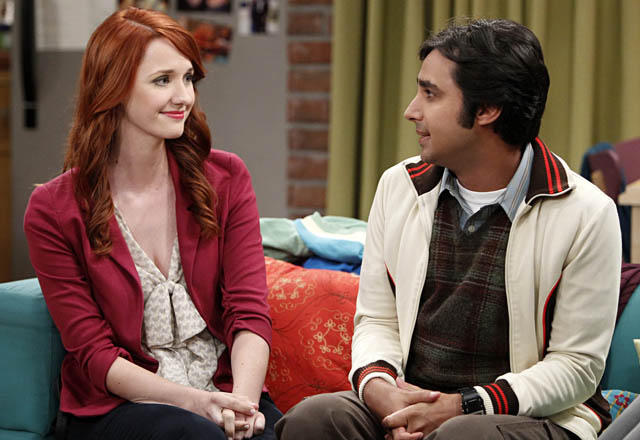 Raj and Emily, the big bang theory, relationships