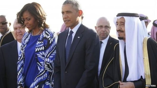 Obama and Saudi King 